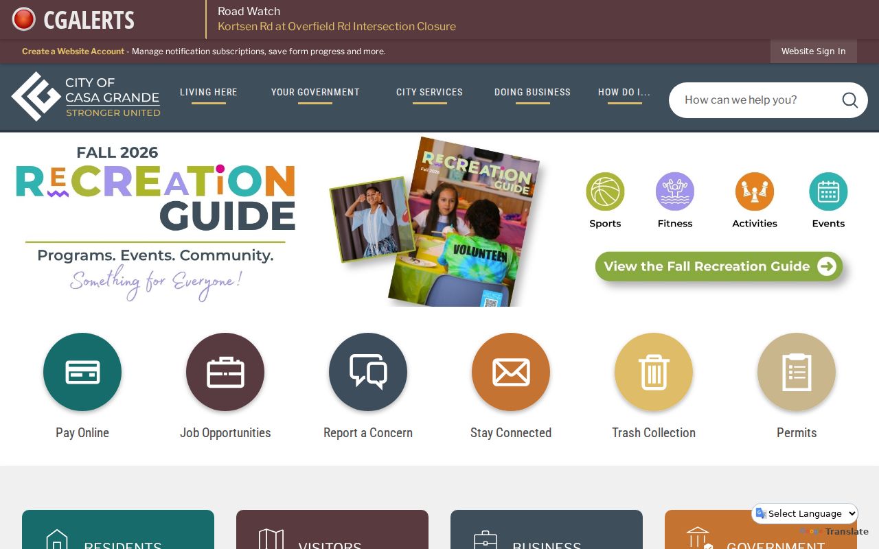 Casa Grande court records city government source