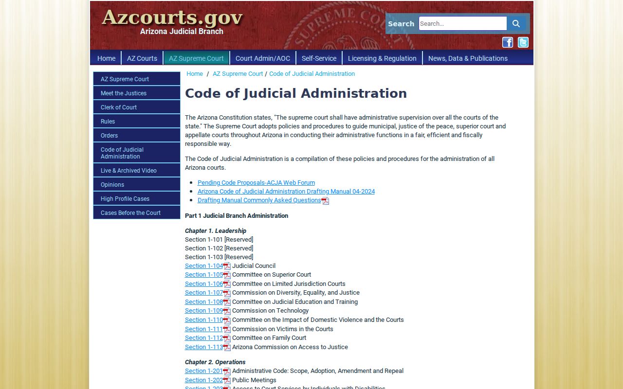 Pinal County docket search judicial administration access code