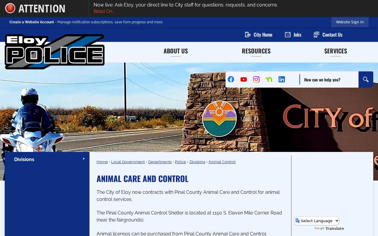 Eloy court records Magistrate Court page